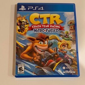 Activision CTR Crash Team Racing Nitro-Fueled for PS4 - Blue Case